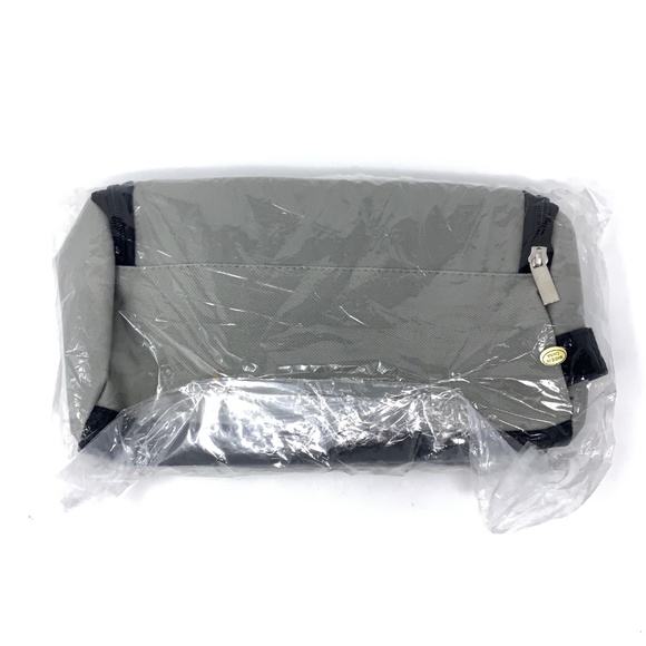 Lovely Skin Makeup Bag Gray Black Dopp Travel - Picture 2 of 2